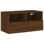 Muebles de TV de pared 4 pzas madera de ingeniería marrón roble von , TV-Möbel - Ref: Foro24-3216506, Preis: 156,21 €, Rabatt: %