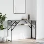 Mesa consola estante madera ingeniería Sonoma gris 105x30x75 cm von , Seitentische - Ref: Foro24-837795, Preis: 44,04 €, Raba...