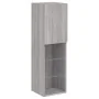 Muebles TV pared con LED 5 pzas madera ingeniería gris Sonoma von , TV-Möbel - Ref: Foro24-3216609, Preis: 172,41 €, Rabatt: %