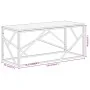 Mesa de centro de acero inoxidable dorado y madera maciza | Foro24.es | Tu tienda online para hogar, jardín y más Foro24.es