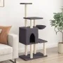 Rascador para gatos con postes de sisal gris oscuro 131 cm by , Cat furniture - Ref: Foro24-172129, Price: 60,96 €, Discount: %