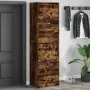 Mueble zapatero 4 cajones abatibles roble ahumado 60x42x204 cm von , Schuhregale und Schuhorganisatoren - Ref: Foro24-3214396...