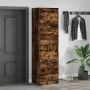 Mueble zapatero 4 cajones abatibles roble ahumado 60x42x204 cm von , Schuhregale und Schuhorganisatoren - Ref: Foro24-3214396...