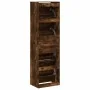 Mueble zapatero 4 cajones abatibles roble ahumado 60x42x204 cm von , Schuhregale und Schuhorganisatoren - Ref: Foro24-3214396...
