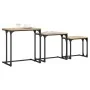 Mesas de centro apilables 3 pzas madera ingeniería roble Sonoma von , Couchtisch - Ref: Foro24-837818, Preis: 51,75 €, Rabatt: %