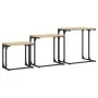 Mesas de centro apilables 3 pzas madera ingeniería roble Sonoma von , Couchtisch - Ref: Foro24-837818, Preis: 51,75 €, Rabatt: %