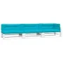Cojines para palés 7 piezas tela turquesa von , Kissen für Stühle und Sofas - Ref: Foro24-3217154, Preis: 227,95 €, Rabatt: %