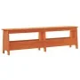 Banco de recibidor madera maciza pino marrón cera 160x28x45 cm by , Benches for halls and storage - Ref: Foro24-837381, Price...