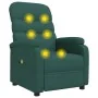 Sillón de masaje eléctrico tela verde oscuro by , Electric massage chairs - Ref: Foro24-348305, Price: 237,04 €, Discount: %