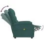Sillón de masaje eléctrico tela verde oscuro by , Electric massage chairs - Ref: Foro24-348305, Price: 237,04 €, Discount: %