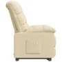 Sillón reclinable de tela crema by , Armchairs - Ref: Foro24-342730, Price: 177,82 €, Discount: %
