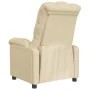 Sillón reclinable de tela crema by , Armchairs - Ref: Foro24-342730, Price: 177,82 €, Discount: %