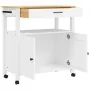 Carrito de cocina MONZA madera maciza de pino 84x40x90 cm von , Küchen- und Speisewagen - Ref: Foro24-376108, Preis: 189,43 €...