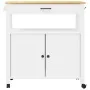 Carrito de cocina MONZA madera maciza de pino 84x40x90 cm von , Küchen- und Speisewagen - Ref: Foro24-376108, Preis: 189,43 €...