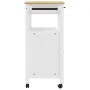 Carrito de cocina MONZA madera maciza de pino 84x40x90 cm von , Küchen- und Speisewagen - Ref: Foro24-376108, Preis: 189,43 €...