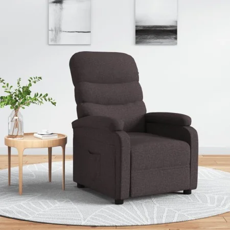 Sillón reclinable de tela marrón oscuro | Foro24.es | Tu tienda online para hogar, jardín y más Foro24.es