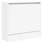 Zapatero de madera de ingeniería blanco 60x21x57 cm by , Shoe racks and shoe organizers - Ref: Foro24-839882, Price: 50,98 €,...
