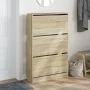 Zapatero de madera de ingeniería roble Sonoma 80x21x125,5 cm | Foro24.es | Tu tienda online para hogar, jardín y más Foro24.es