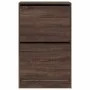 Zapatero de madera de ingeniería marrón roble 60x34x96,5 cm von , Schuhregale und Schuhorganisatoren - Ref: Foro24-839951, Pr...