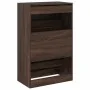Zapatero de madera de ingeniería marrón roble 60x34x96,5 cm von , Schuhregale und Schuhorganisatoren - Ref: Foro24-839951, Pr...