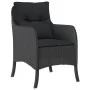 Set de muebles jardín 5 pzas con cojines ratán sintético negro von , Gartensets - Ref: Foro24-3211921, Preis: 474,74 €, Rabat...