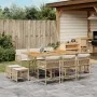 Set comedor de jardín 11 pzas con cojines ratán sintético beige | Foro24.es | Tu tienda online para hogar, jardín y más Foro24.es