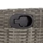 Set comedor de jardín 5 piezas con cojines ratán sintético gris by , Garden sets - Ref: Foro24-3212796, Price: 733,33 €, Disc...