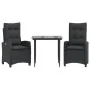 Set comedor de jardín 3 pzas con cojines ratán sintético negro von , Gartensets - Ref: Foro24-3212742, Preis: 374,27 €, Rabat...