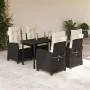 Set de muebles jardín 5 pzas con cojines ratán sintético negro by , Garden sets - Ref: Foro24-3212735, Price: 598,20 €, Disco...