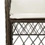 Set comedor de jardín 5 piezas y cojines ratán sintético marrón von , Gartensets - Ref: Foro24-3212120, Preis: 503,59 €, Raba...