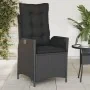 Sillones reclinable jardín cojines 2 uds ratán sintético negro | Foro24.es | Tu tienda online para hogar, jardín y más Foro24.es