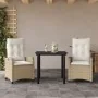 Set comedor de jardín 3 pzas con cojines ratán sintético beige von , Gartensets - Ref: Foro24-3212812, Preis: 339,05 €, Rabat...