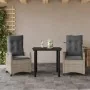 Set comedor de jardín 3 pzas cojines ratán sintético gris claro by , Garden sets - Ref: Foro24-3212852, Price: 346,13 €, Disc...
