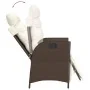 Set comedor de jardín 5 piezas y cojines ratán sintético marrón by , Garden sets - Ref: Foro24-3213416, Price: 681,29 €, Disc...