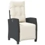 Set de comedor de jardín 7 pzas y cojines ratán sintético negro von , Gartensets - Ref: Foro24-3212886, Preis: 912,64 €, Raba...