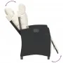 Set de comedor de jardín 7 pzas y cojines ratán sintético negro von , Gartensets - Ref: Foro24-3212886, Preis: 912,64 €, Raba...