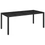 Set de comedor de jardín 7 pzas y cojines ratán sintético negro von , Gartensets - Ref: Foro24-3212886, Preis: 912,64 €, Raba...