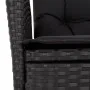 Set de comedor de jardín 9 pzas y cojines ratán sintético negro | Foro24.es | Tu tienda online para hogar, jardín y más Foro24.es
