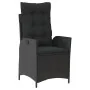Set comedor de jardín 3 pzas con cojines ratán sintético negro | Foro24.es | Tu tienda online para hogar, jardín y más Foro24.es