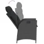 Set comedor de jardín 3 pzas con cojines ratán sintético negro | Foro24.es | Tu tienda online para hogar, jardín y más Foro24.es
