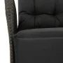 Set comedor de jardín 3 pzas con cojines ratán sintético negro | Foro24.es | Tu tienda online para hogar, jardín y más Foro24.es