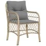 Set comedor de jardín 5 pzas con cojines ratán sintético beige von , Gartensets - Ref: Foro24-3212162, Preis: 560,29 €, Rabat...