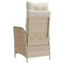 Sillones reclinables jardín con reposapiés 2 uds ratán PE beige | Foro24.es | Tu tienda online para hogar, jardín y más Foro24.es