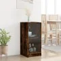 Armario auxiliar puertas de vidrio roble ahumado 35x37x75,5 cm von , Sideboards - Ref: Foro24-836403, Preis: 51,35 €, Rabatt: %
