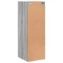 Mueble de pared puertas de vidrio gris Sonoma 35x37x100 cm by , Lockers and storage cabinets - Ref: Foro24-836488, Price: 73,...