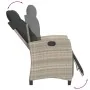 Set comedor de jardín 5 pzas cojines ratán sintético gris claro von , Gartensets - Ref: Foro24-3213276, Preis: 619,90 €, Raba...