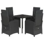 Set de muebles jardín 5 pzas con cojines ratán sintético negro von , Gartensets - Ref: Foro24-3212536, Preis: 569,20 €, Rabat...