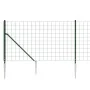 Cerca de alambre con pinchos de anclaje verde 1x10 m de , Paneles de vallas - Ref: Foro24-154129, Precio: 102,66 €, Descuento: %