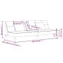 Sofá cama de 2 plazas con dos almohadas tela color amarillo | Foro24.es | Tu tienda online para hogar, jardín y más Foro24.es
