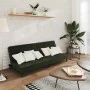Sofá cama de 2 plazas terciopelo verde oscuro by , Sofas - Ref: Foro24-375734, Price: 227,63 €, Discount: %